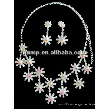 Rhinestones boda joyería nupcial conjunto (GWJ12-093)